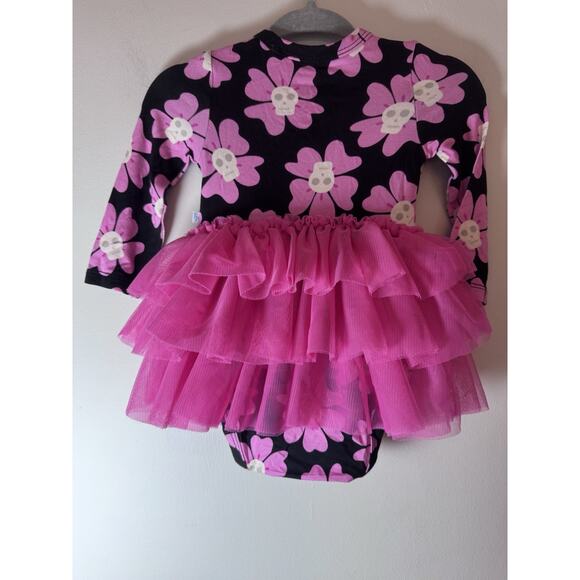 Posh Peanut Bamboo Long Sleeve Tulle Dress Girl Fall Halloween 0-3 Months NEW - Picture 8 of 9